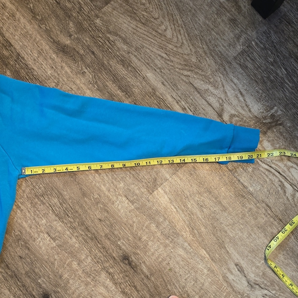 Under Armour Sweatshirt, Size: Large, Teal Blue - Picture 4 of 4